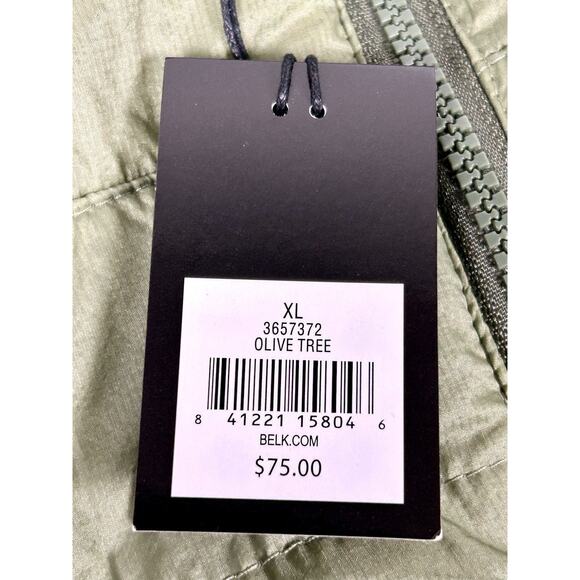 New Ocean & Coast Olive Tree Puffer Vest XL Lightweight Nylon Zip Front NWT - Picture 5 of 10